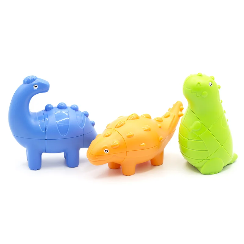 Set of puzzles figures dinosaurs Fanxin three little |