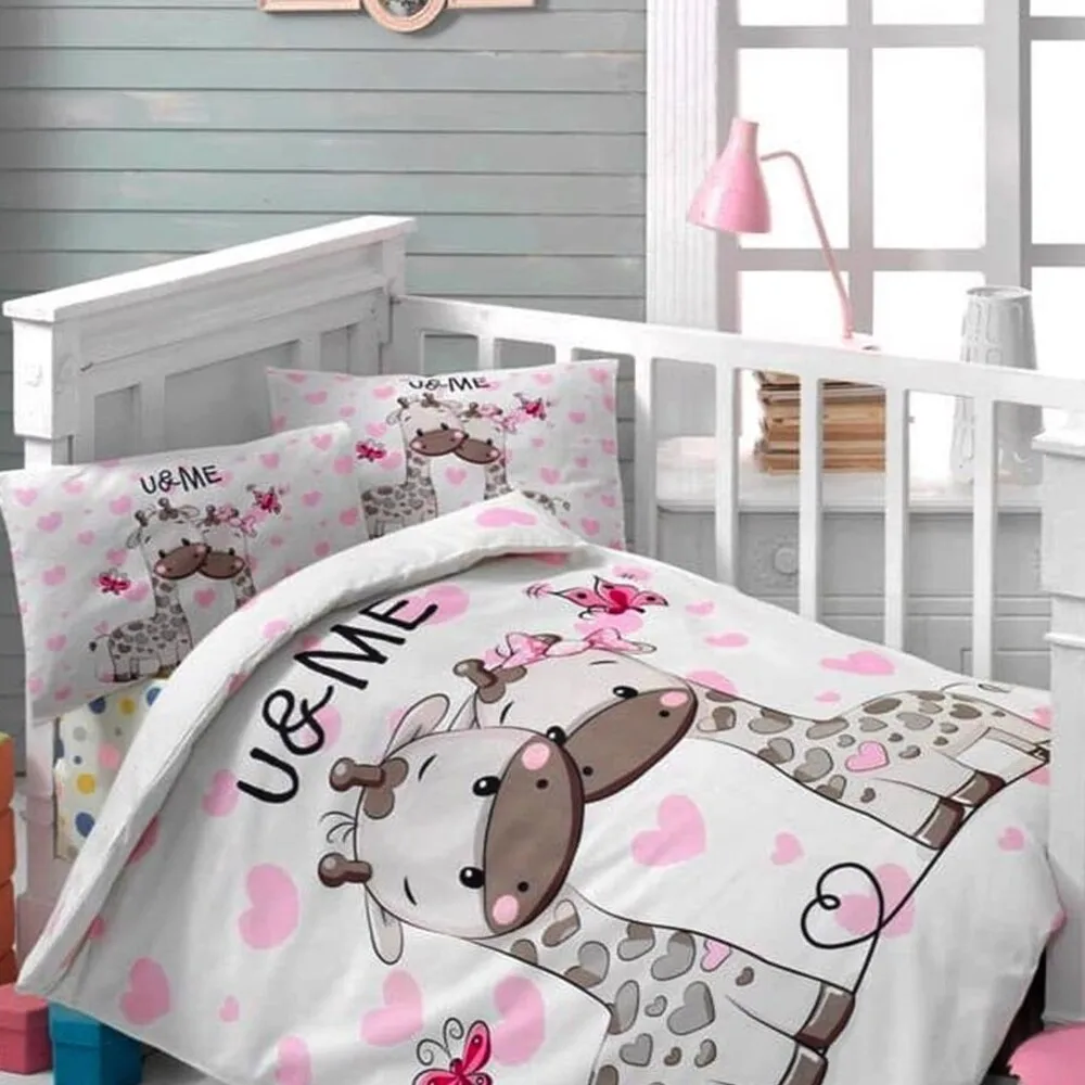 Ranforce Baby Duvet Cover Set - Sweet Cotton Easy to Iron Our uct is made of 100% Organic Cotton 83 wire  threads in 1cm2