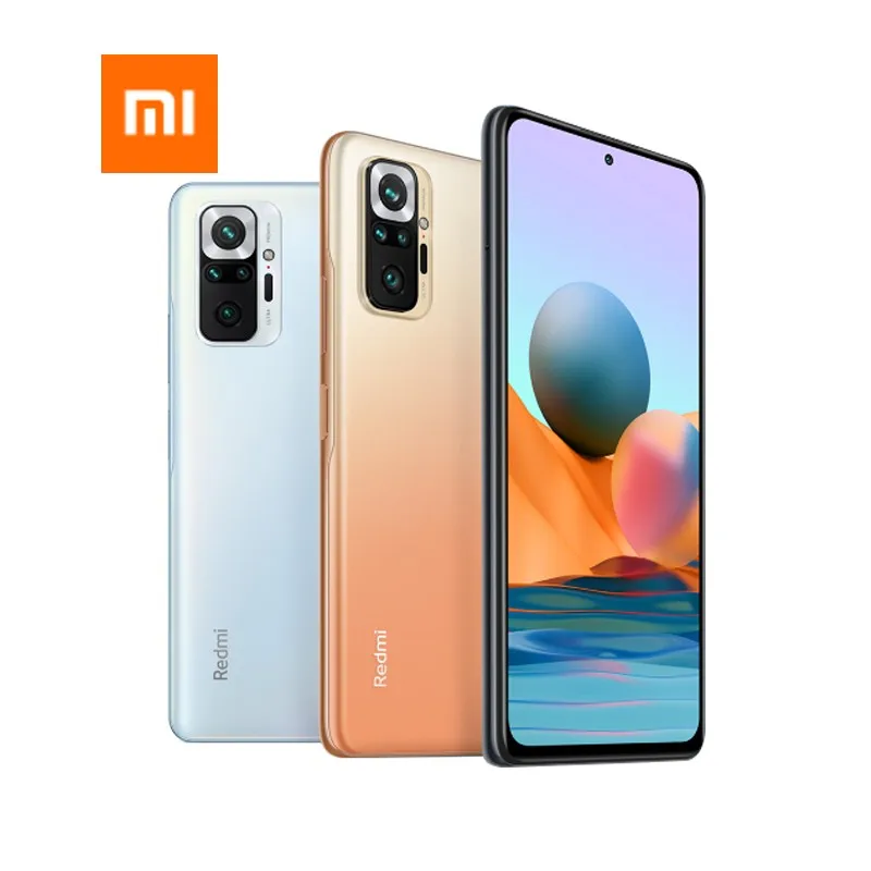 

2021 Global Version Xiaomi Redmi Note 10 Pro Cellphone 6GB 128 GB Snapdragon 732G Octa Core 120Hz AMOLED Display Telefono