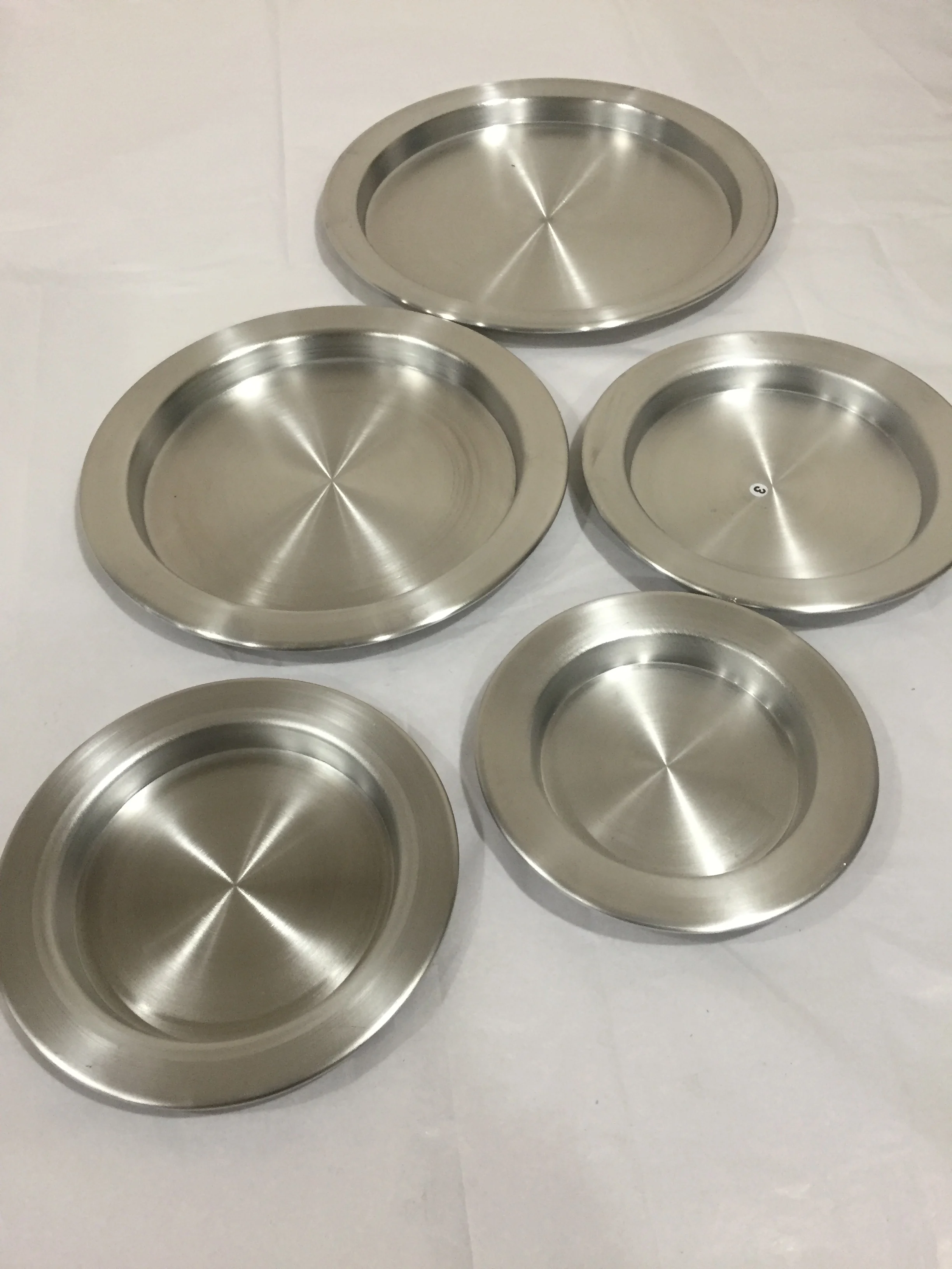 

Made in Turkey 15 cm Kunaf to Konaf to Kanafeh Kunafah Kunefe Tray Aluminum Plate Turkish Traditional Dessert Plate