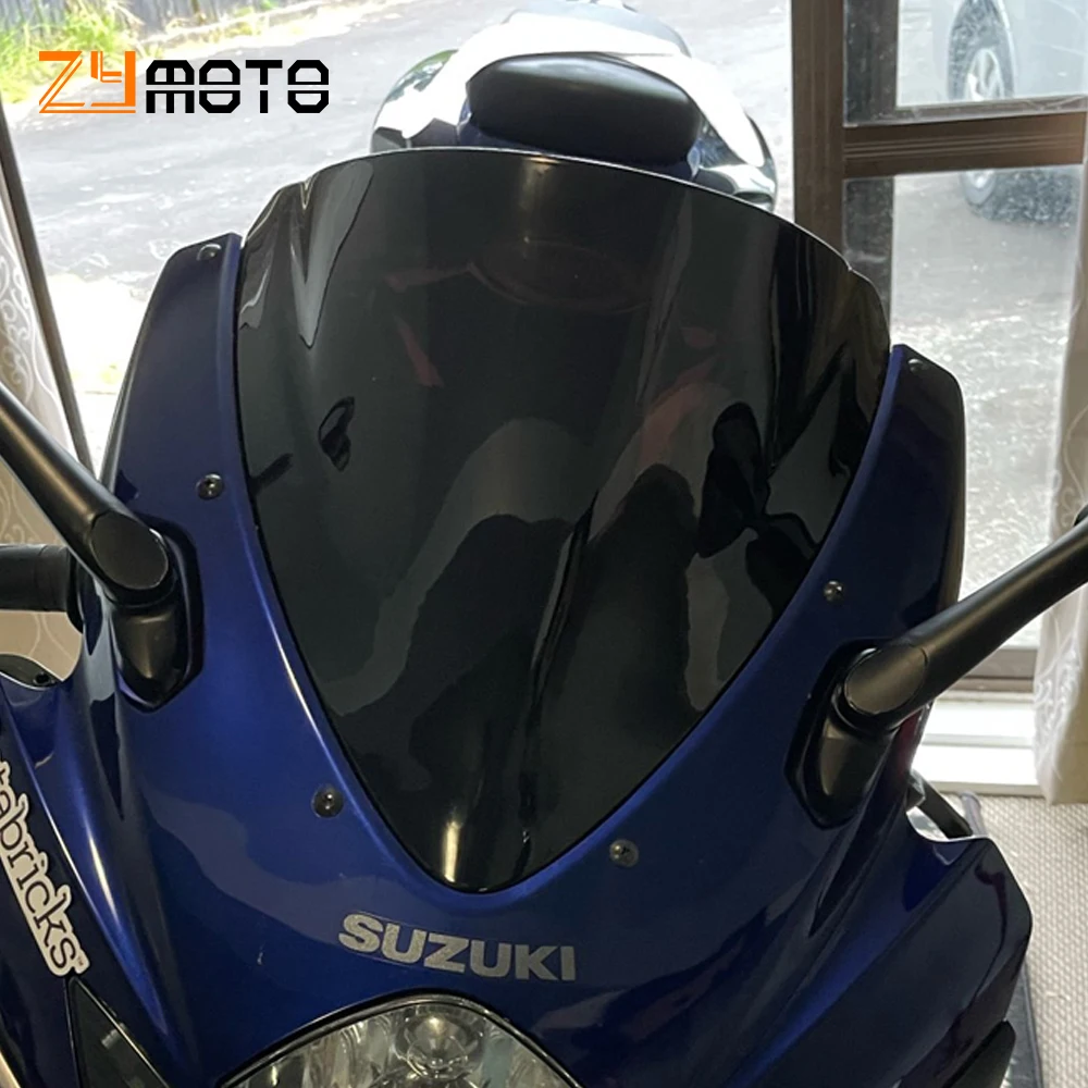 Ветровое стекло для мотоцикла Suzuki GSXR600 GSXR750 K6 2006 2007 k6 06 07 ветровое с двойными