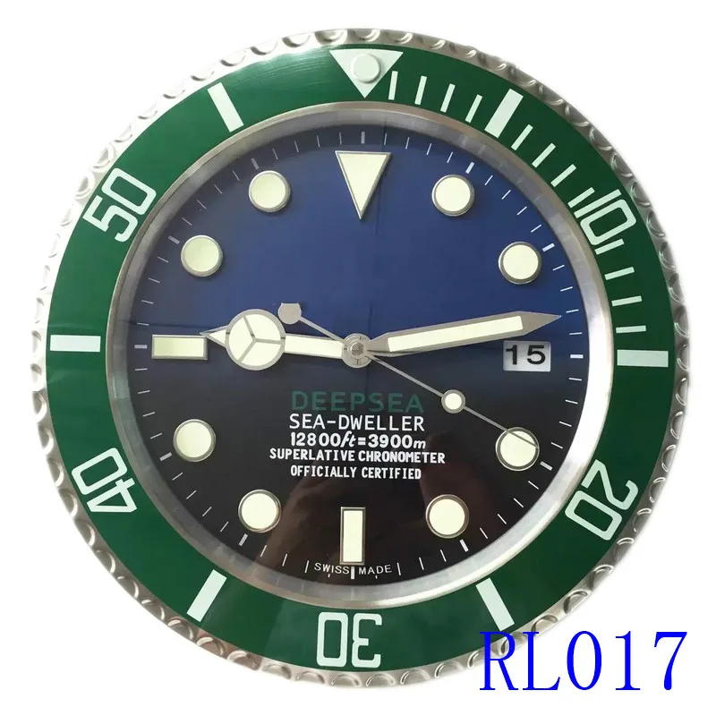 

Настенные часы RLX GMT-MASTER II, современный дизайн, высококачественные часы из нержавеющей стали, светящиеся циферблаты, FT-RLX-GMT001