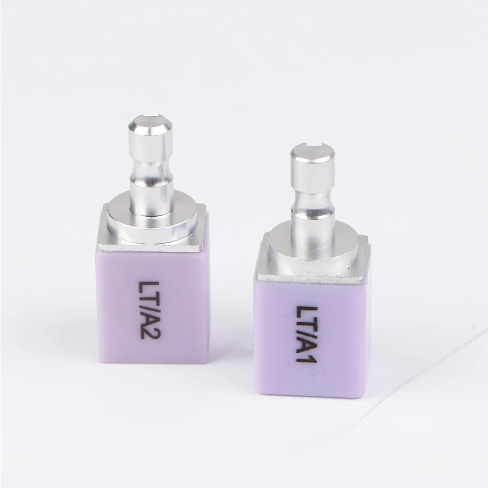 Фото 10 шт. I12 HT LT Cerec стеклянные блоки EMAX Sirona CAD CAM дисиликат лития высокопрозрачные стеклянные керамические блоки №2