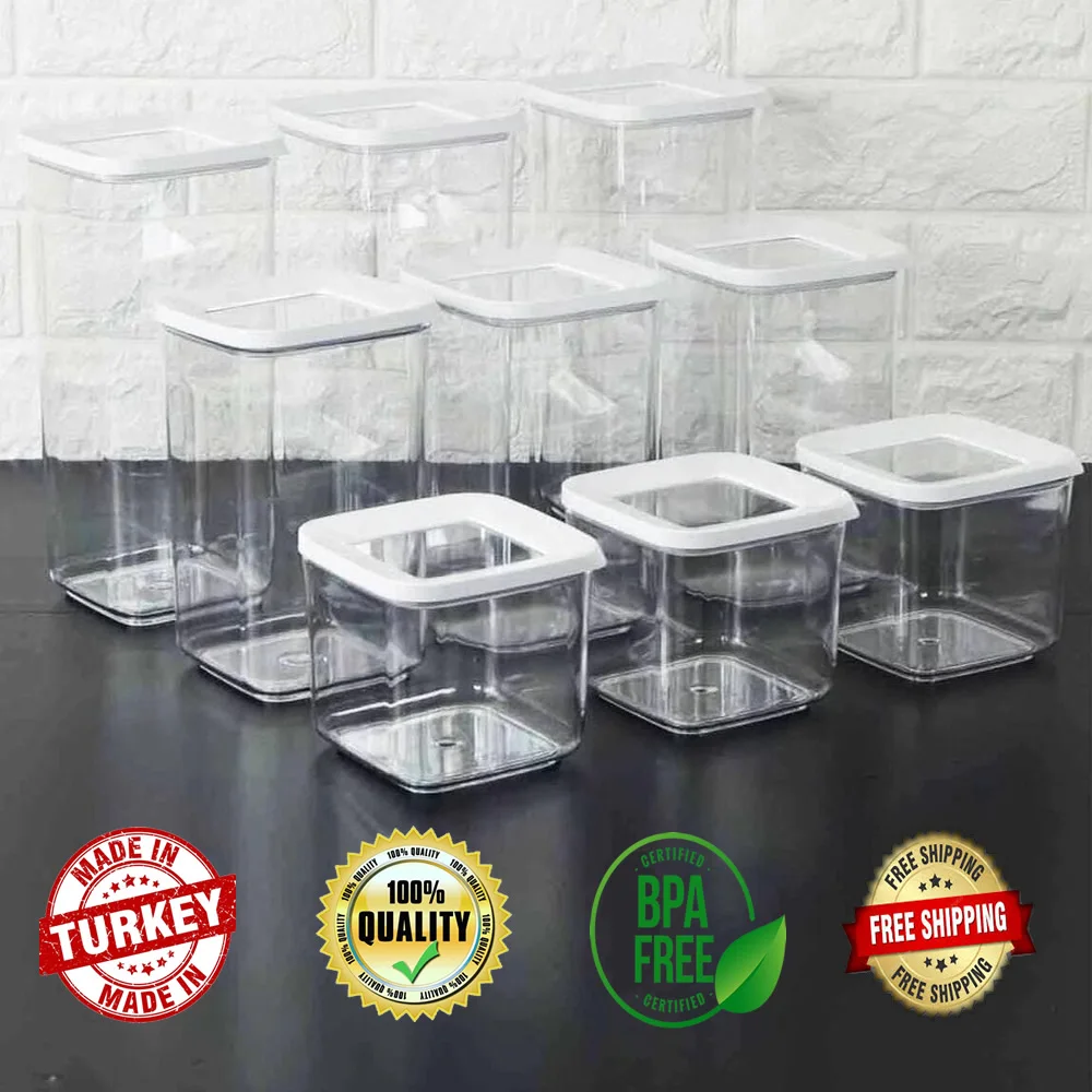 5-40 предметов Коробка для хранения Кладовая Кухня Холодильник Организатор Еда