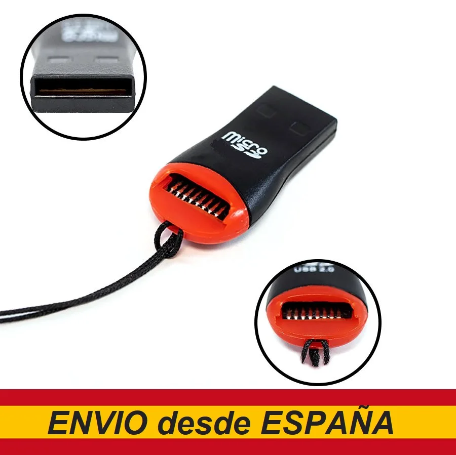 Адаптер Micro SD-USB для чтения карт поддерживает карты до 128 ГБ доставка из Испании |