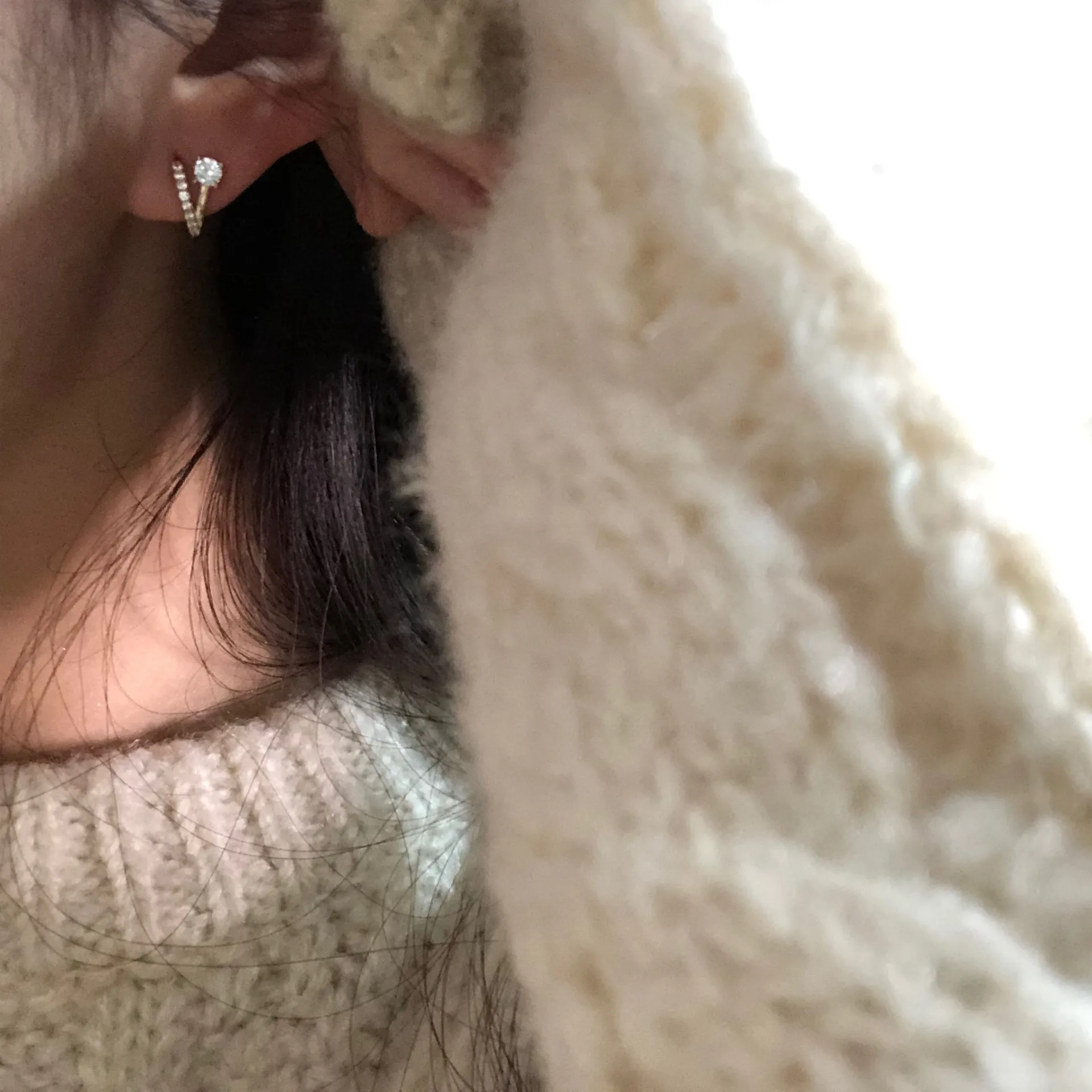 CZ Цирконовые серьги в форме буквы V, изысканные маленькие серьги для женщин, ювелирные изделия, лучший подарок для подруги, Бижутерия Femme, День рождения.