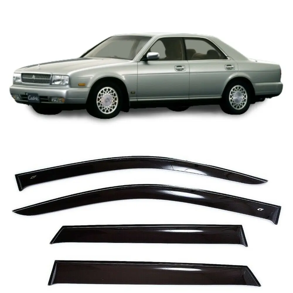 Дефлекторы окон Cobra Tuning N15491 на авто Nissan Cedric Y32 Vlll 8 Sd 1991 1995 4 шт./комп. ветровики от