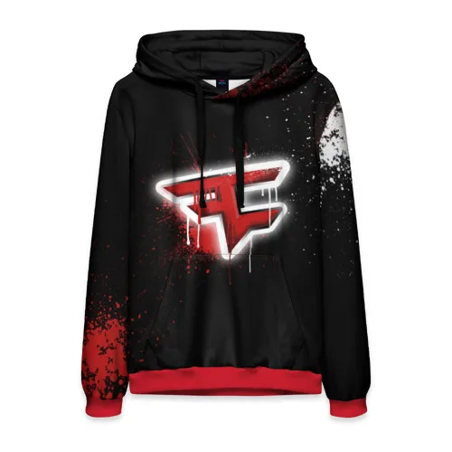 Мужская толстовка 3D cs:go Faze clan (Black collection)|Мужские толстовки и свитшоты| |
