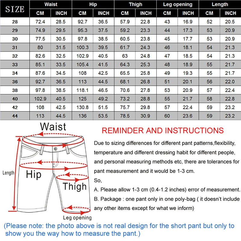 

2021New Man's Denim Jeans Shorts Fashion Casual 100% Cotton Ripped Straight Cut Denim Jeans Shorts Pants Men Plus Big Size 27-44