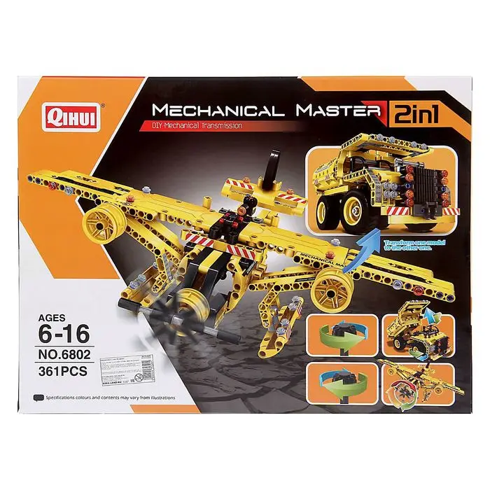 Конструктор Карьерный грузовик 2 варианта сборки 361 деталь констру - купить по