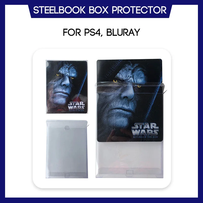 Защитная коробка Steelbook Blu-Ray для PS4 G2 прозрачная пластиковая защита на заказ |