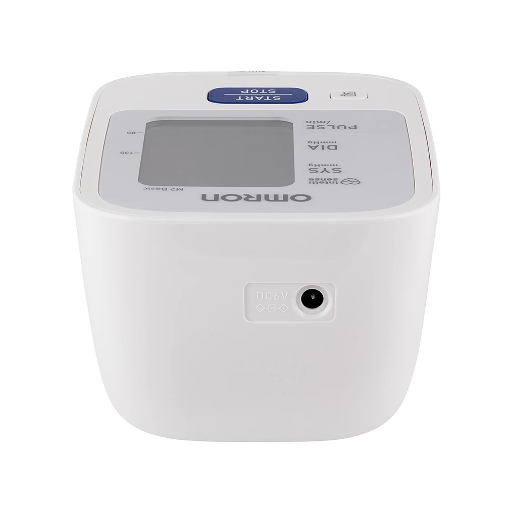 Тонометр Omron M2 Basik + Адаптер / Измерения артериального давления/Пульса/ Манжета 22-32