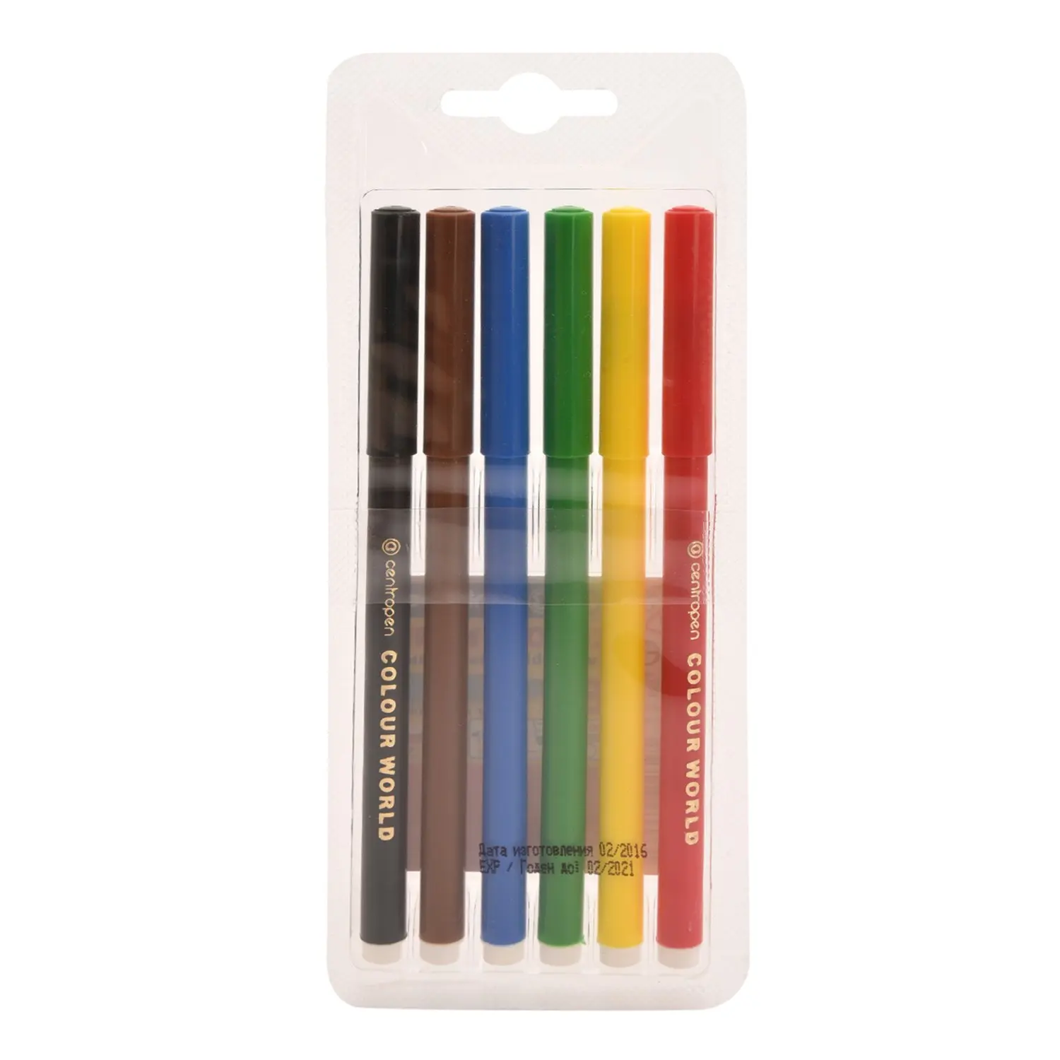 Фломастеры Centropen Colour World 6цв|Маркеры-краски| |