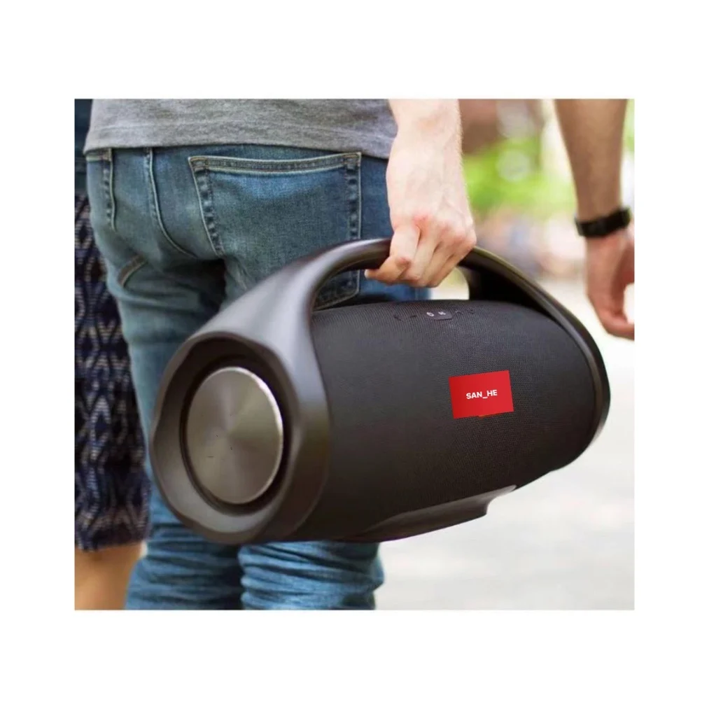 

Caixa De Som Boombox Alto Speaker Grande Portátil Bluetooth Sem Fio-33CM
