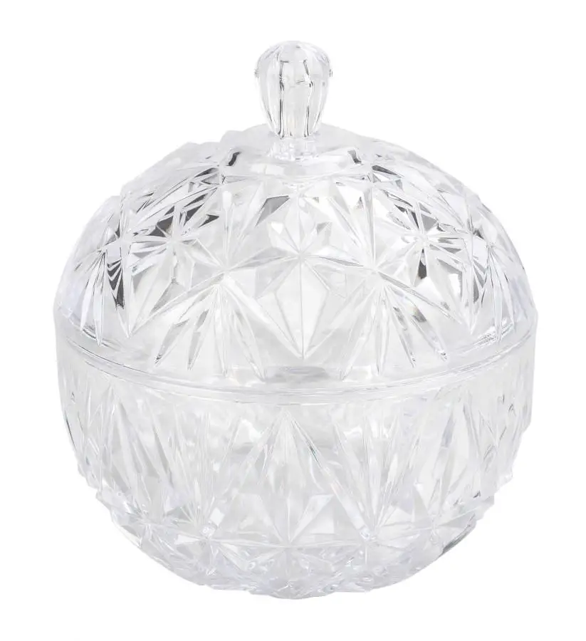Сахарница &quotШарм&quot 0 35 л с крышкой (прозрачный) | Дом и сад