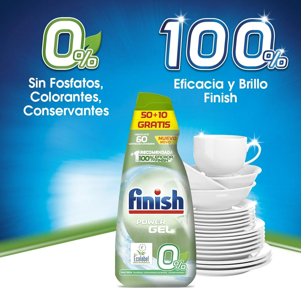 Моющее средство для мытья 0% гель в посудомоечной машине-3 шт. упаковке 50 + 10-180