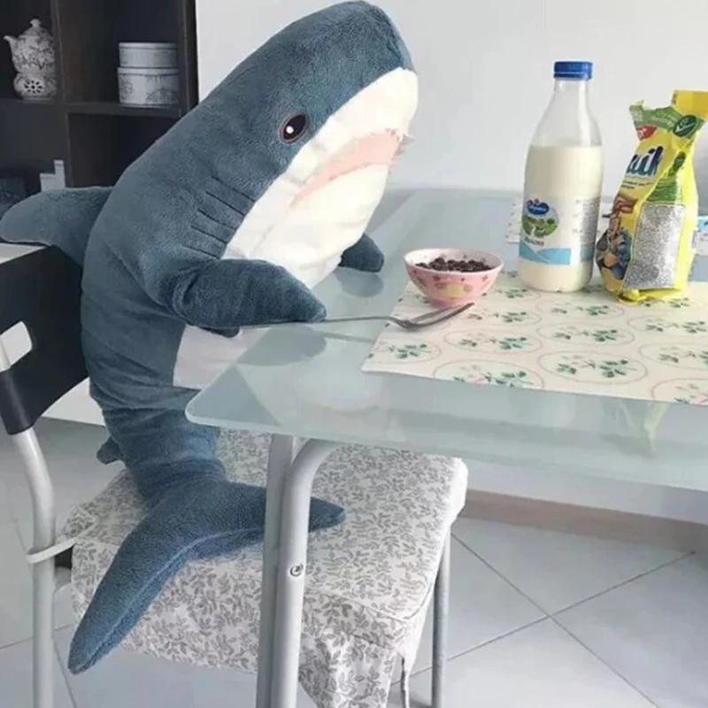 Акула Икеа Блохэй мягкая игрушка 60/70 см плюшевые игрушки подушка обнимашка акула