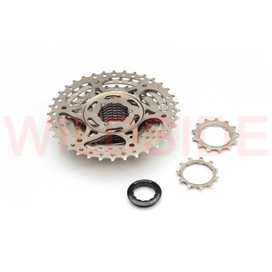 Горный велосипед SUNSHINE Free Wheel 10 скоростей s 11-36T для Shimano серебристый без колес