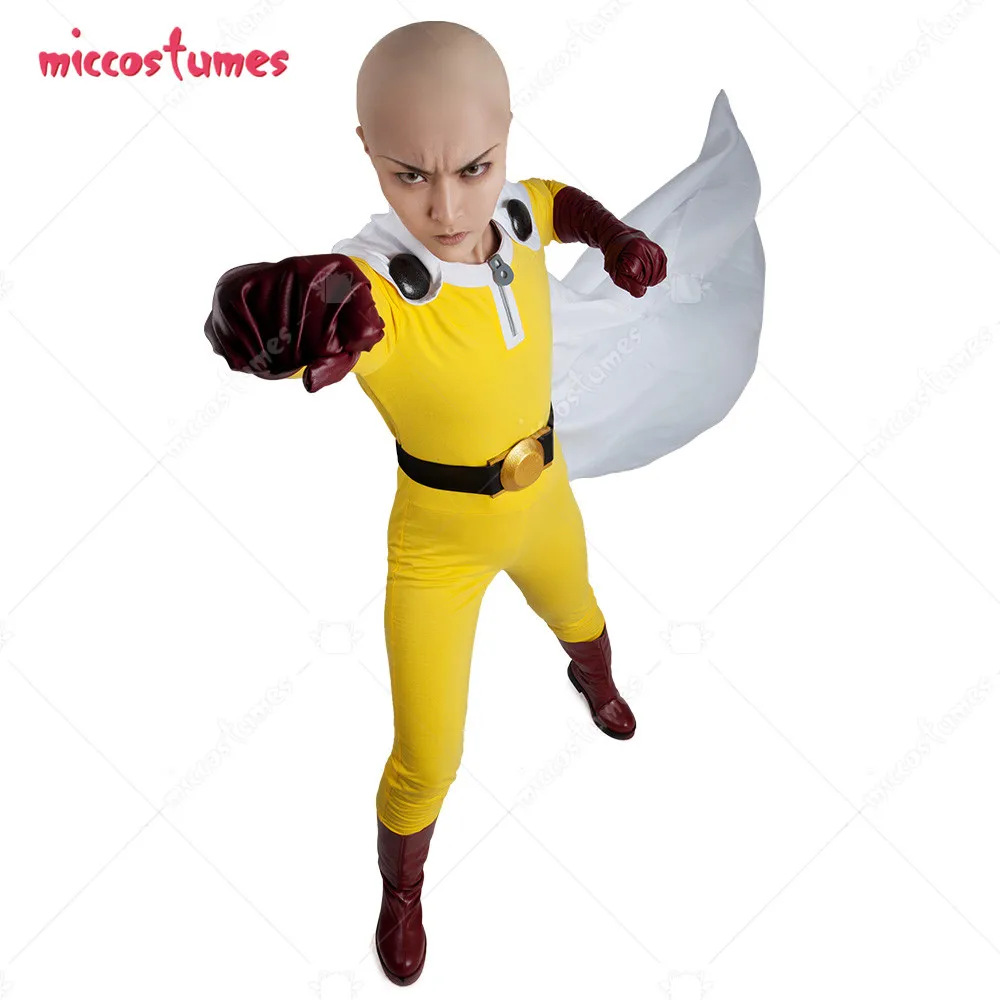 Аниме One Punch Man Saitama косплей костюм унисекс Одежда|saitama cosplay|cosplay costumeone punch man |