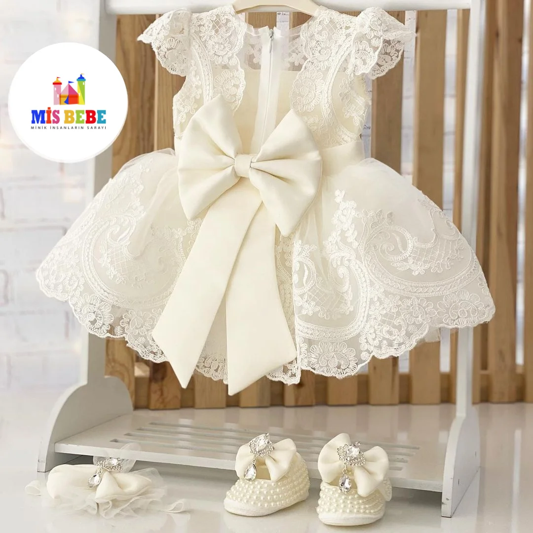 Newborn Clothes for Baby Christmas Dress Infant Lace 1st Birthday Party Princess Dress For Baby Girl Wedding Dresses 3-24 Months