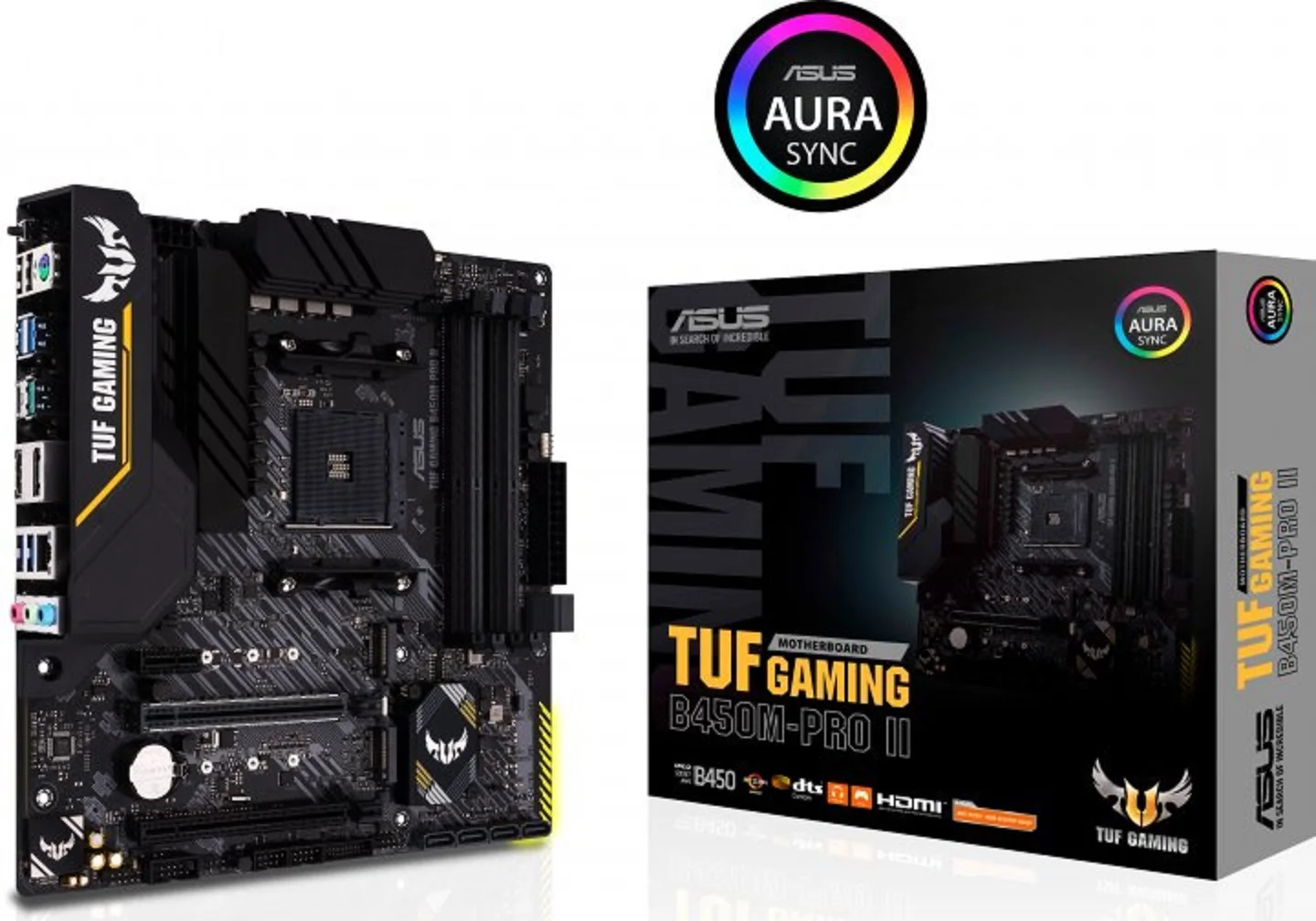 Материнская версия Asus TUF Gaming B450M-Pro II (sAM4 AMD B450 PCI-Ex16) | Компьютеры и офис