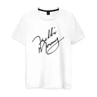 Мужская футболка хлопок Автограф Фредди Меркьюри