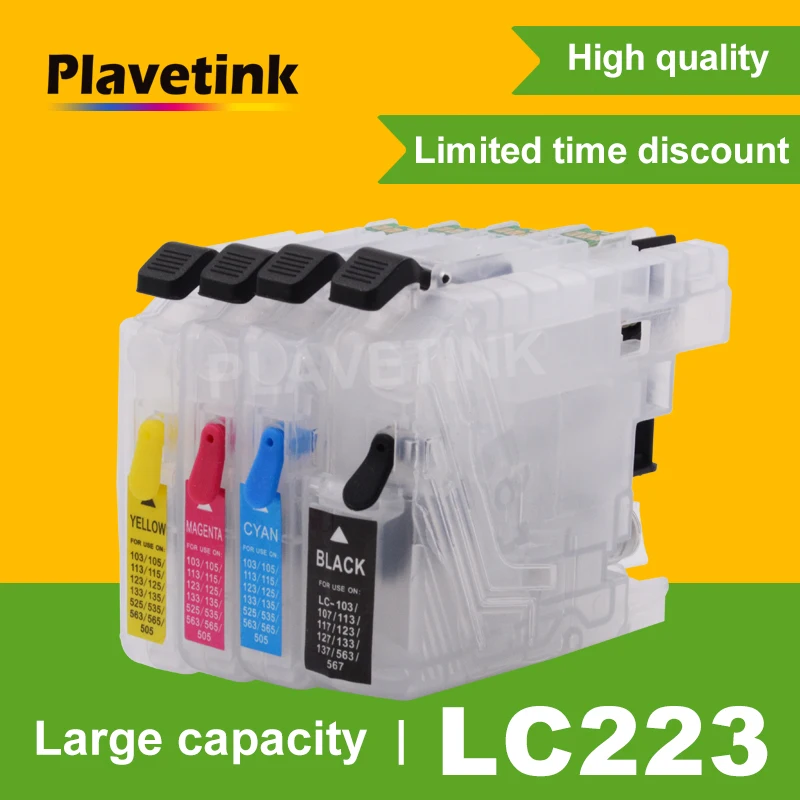 Заправка чернильных картриджей Plavetink LC223 LC221LC225 LC227 LC229 для Brother XL J480DW J680DW J880DW