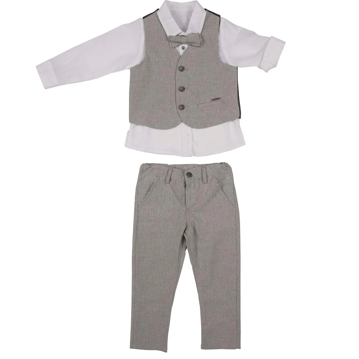 

Bebepan Dinosaur Vest Shirt Pants Set Size
