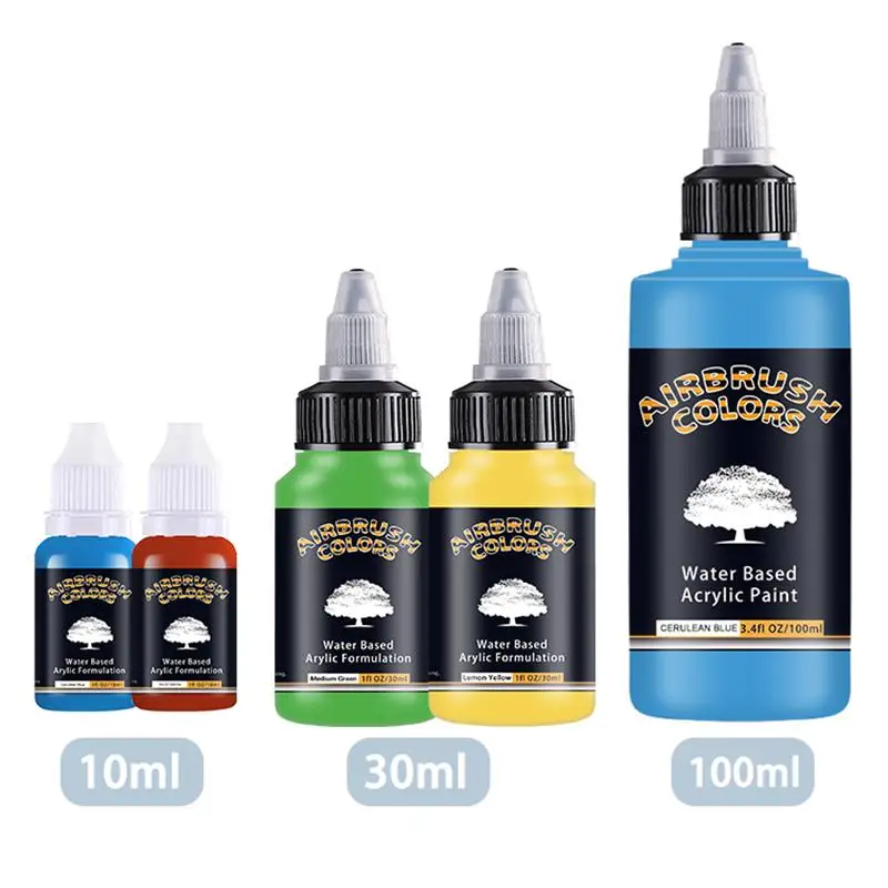 Аэрограф акриловые краски пигментные чернила для одежды профессиональная