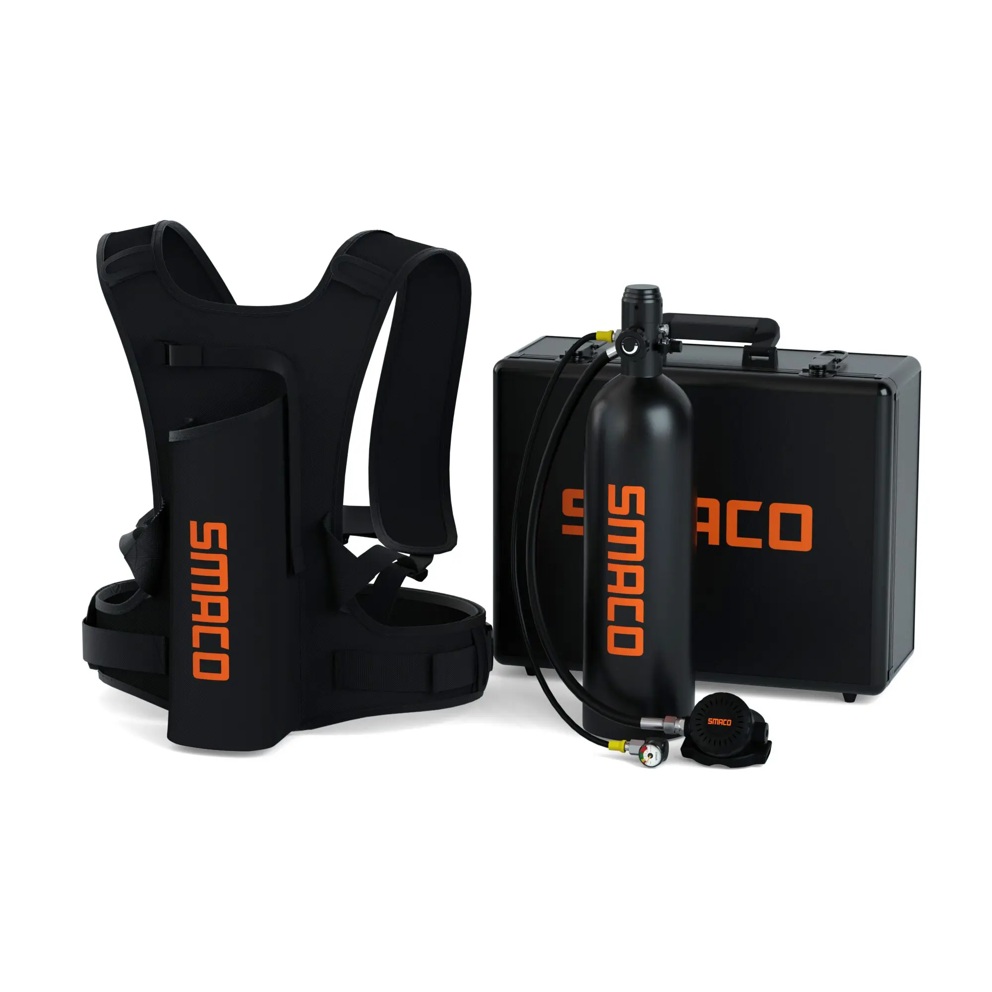 Мини цилиндр Smaco 2L для подводного плавания кислородный резервуар дышащий