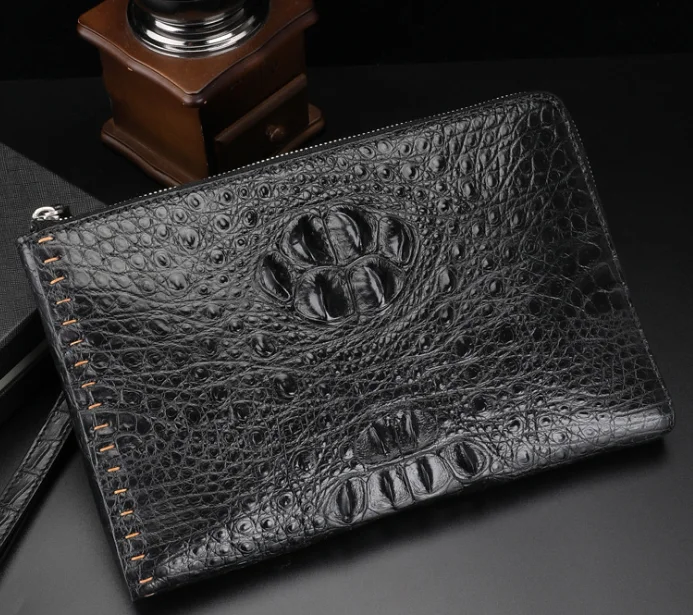 

New Wallet Men's Long Clutch Bag Retro Envelope Bag Casual Multi-function Men's Handbag Vintage Soft Men Versatile Clutches