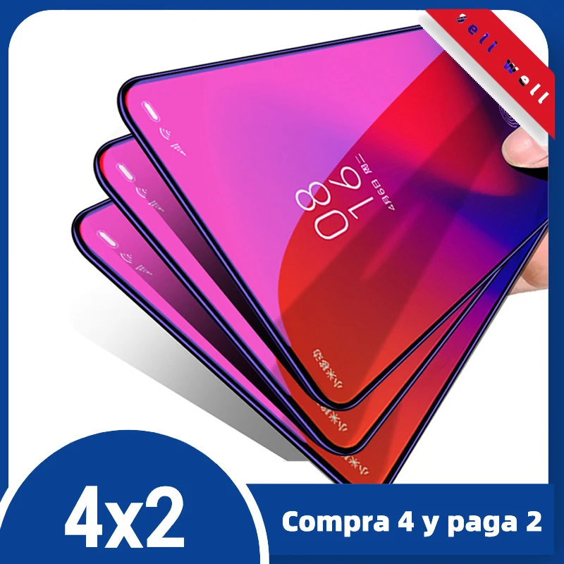 Защитное стекло 9D для Xiaomi Redmi Note 10 9 9S 8 7 6 Pro пленка экрана 9A 8A 7A закаленное |