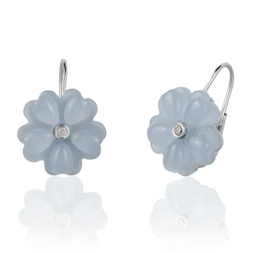 

GOLD PERA Silver Earrings