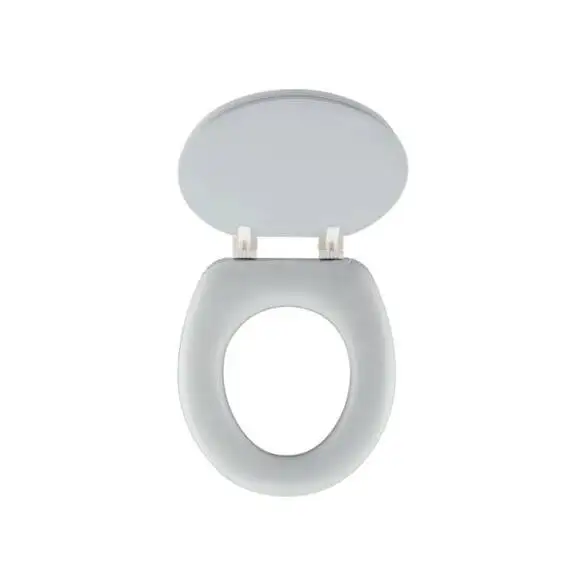 Мягкий белый чехол Softy для унитаза с классическим узором|Унитазы| |