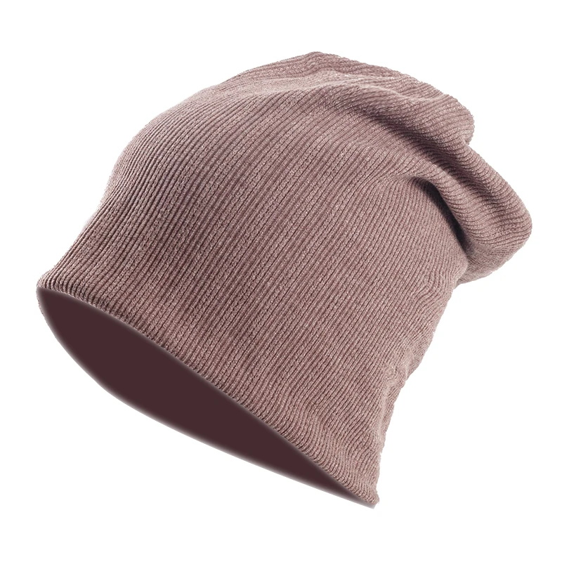 

Geebro, мужские вязаные мягкие эластичные облегающие шапки, женские популярные зимние теплые хлопковые шапки, однотонные шапочки, женская шапочка