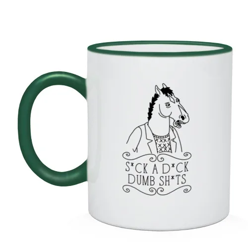 Кружка двухцветная BoJack|Кружки| |