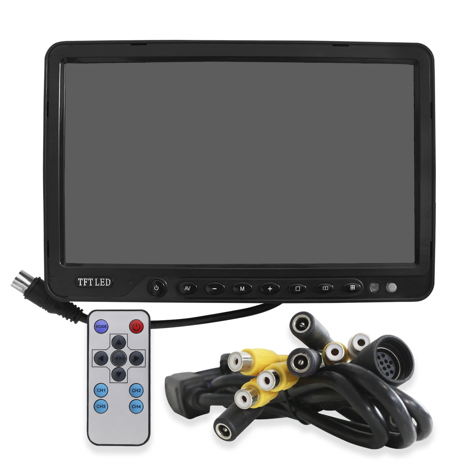 Комплект заднего видения соединенный по экрану LCD Quad TFT 9 &quot+ 2 неподвижных камеры