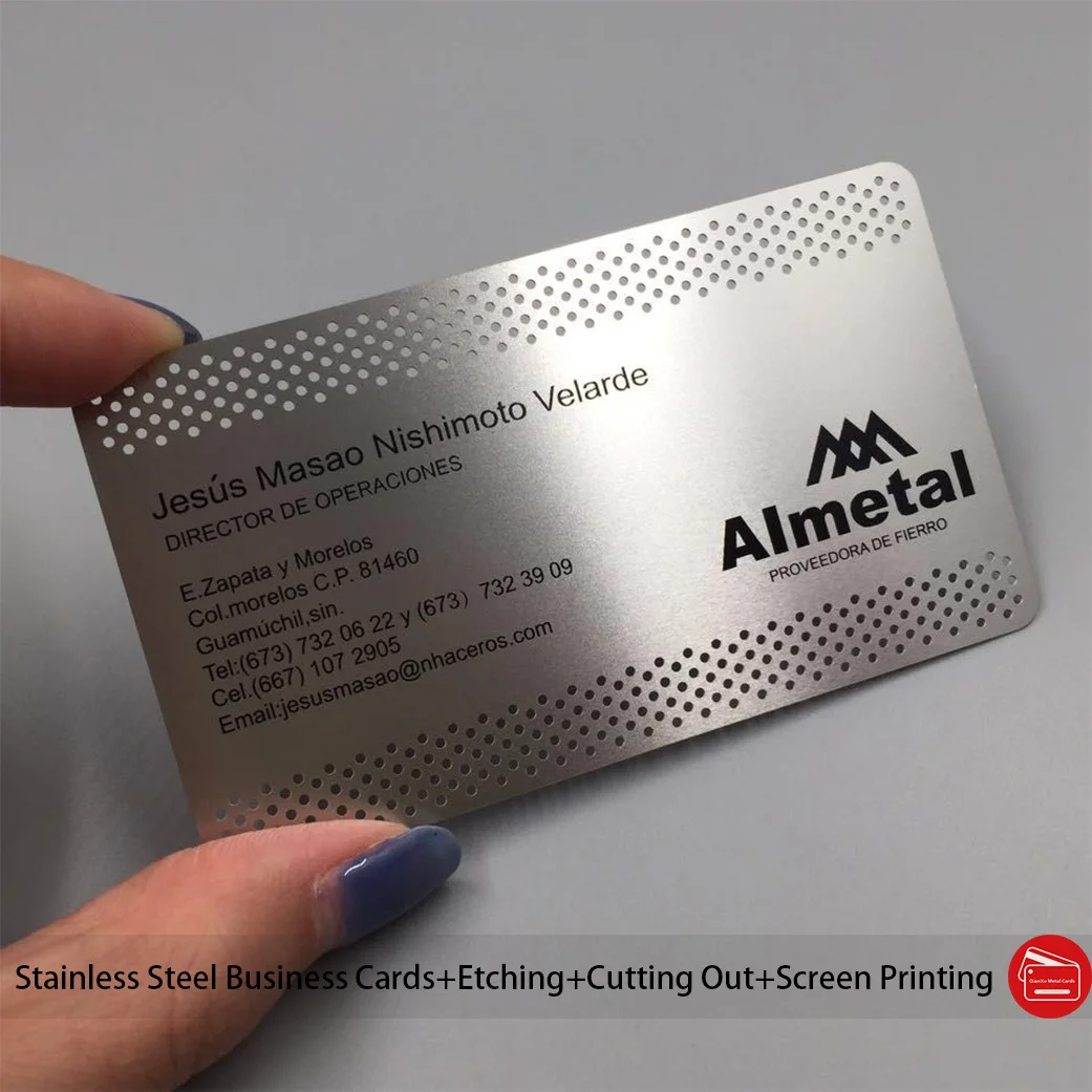 (100pcs/lot)cheap stainless steel metal membership cards | Business Cards