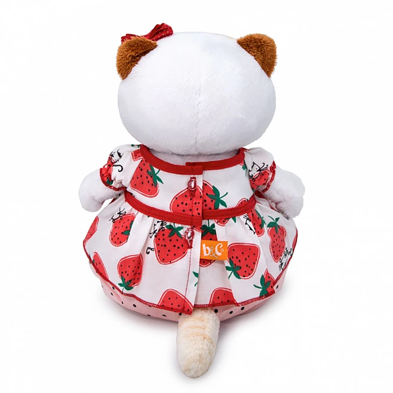 Мягкая игрушка кошечка Ли-Ли в блузке с клубничками 24 см оригинал BUDI BASA лили басик