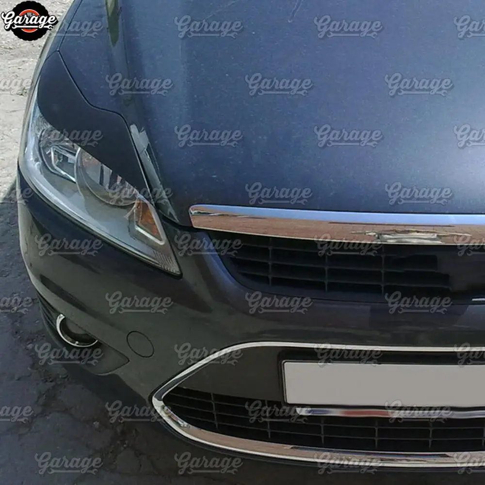 Чехол для век накладки на фары Ford Focus 2007-2011 из АБС-пластика ресничек бровей