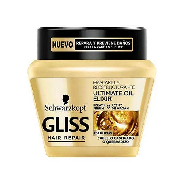 Кератиновая маска Ultimate Oil Elixir Schwarzkopf (300 мл) | Красота и здоровье