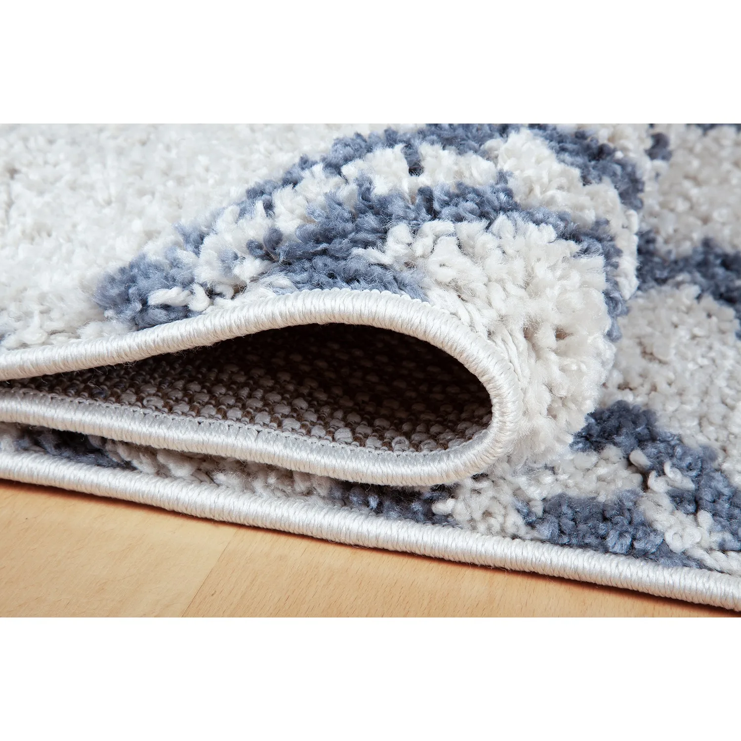 Je Veux домашний марокканский лохматый мягкий геометрический Коврик кремово темно