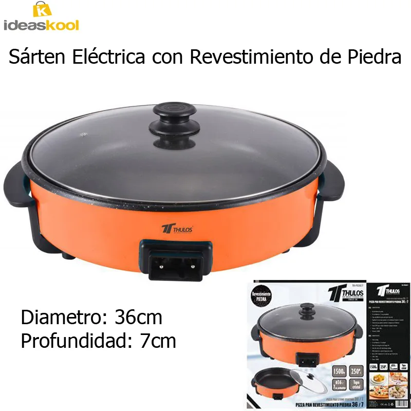 Тулосы сковорода для пиццы сартен электрический паеллеро с каменным покрытием.