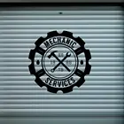 Новинка, наклейка на стену для автосервиса, наклейка на стену для автосервиса, гаража, мастерской, художественное украшение A001382