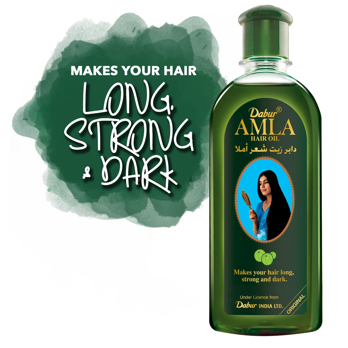 Dabur Amla Hair Care Oil 200 ml Gorgeous hair shiny | Красота и здоровье