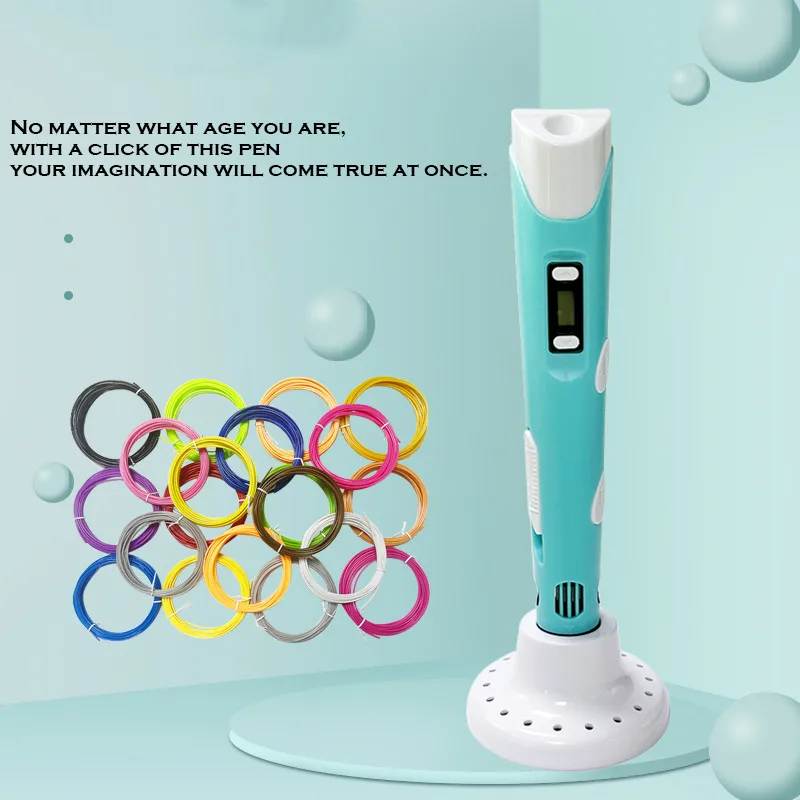 

Hot 3D Pen LED Screen DIY 3D Printing Pen PLA Filament Creative Toy Gift For Kids Design Drawing 3D Printer Pen Drawing Stift