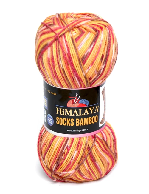 Himalaya Socks Bamboo Гималайские носки Бамбуковая пряжа 100 г вязание крючком лучшее