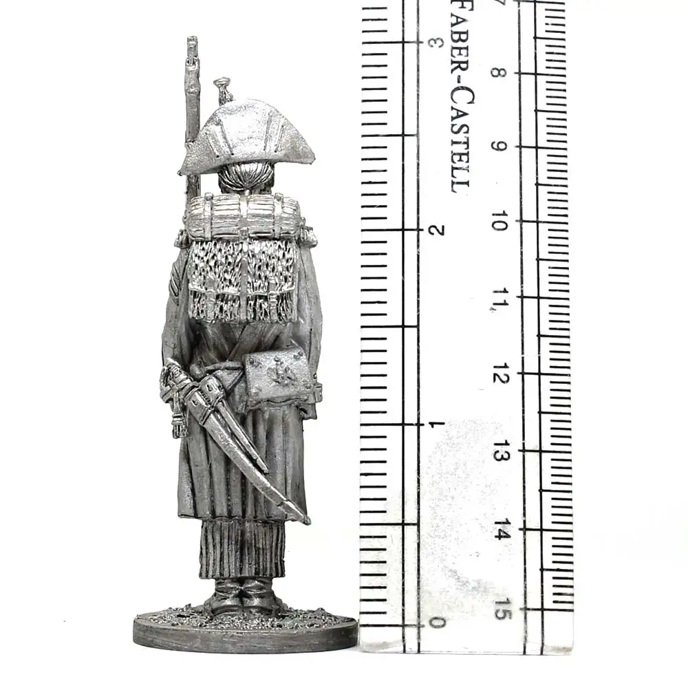 Гренадер Императорской Гвардии в походной форме Франция 1807 год - оловянный