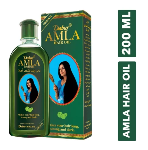 Dabur Amla hindistan bektaşi üzümü saç büyüme bakım yağı güçlü hızlı besleyici önlemek kaybı doğal orijinal E vitamini 200Ml