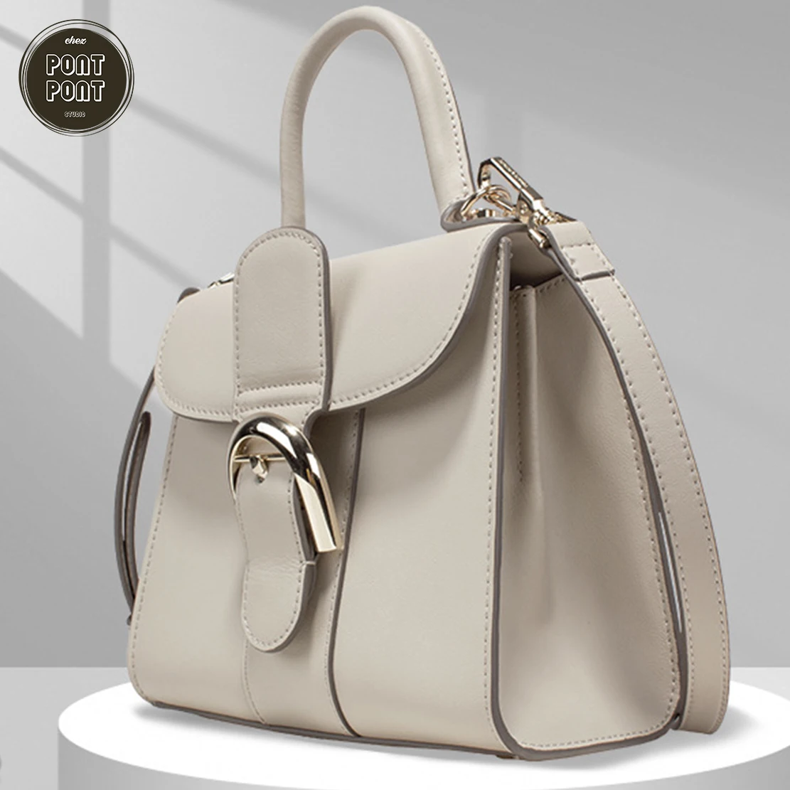

Designer Handbag Shoulder Strap Crossbody Bag For Women Genuine Real Leather Satchel Fashion Lady Office Daily sac a main femme